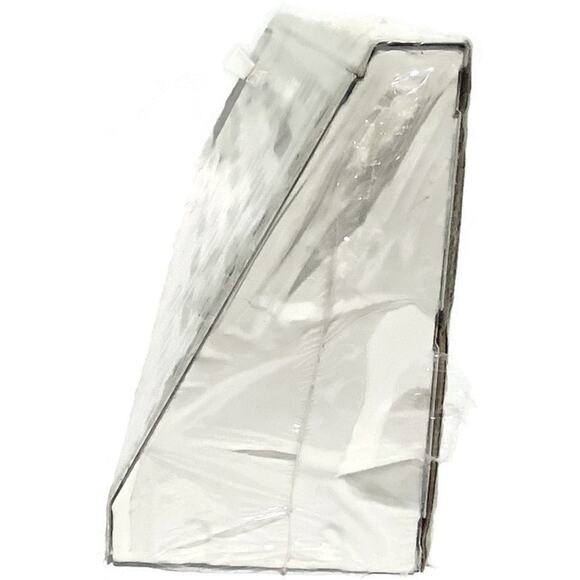 Triangular Metal Decorative Baseboard Register Durable Steel 18" White - Picture 7 of 7